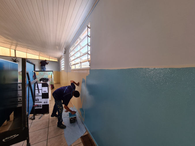 ESCOLA PINTURA REFEITÓRIO